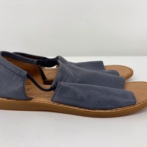 Born Cove Modern Women's Leather Sandals Blue Size US 10M